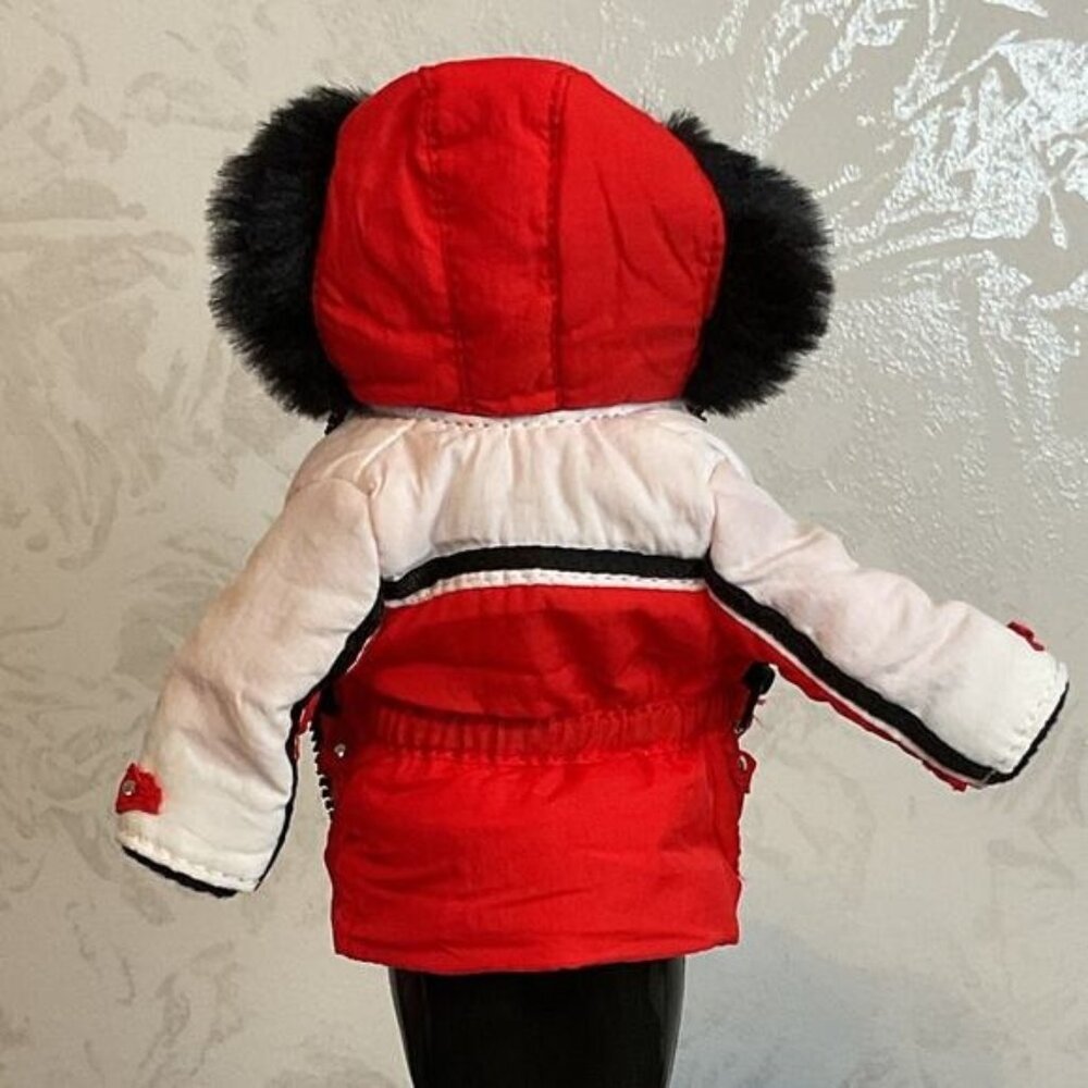 Rainbow High Winter Break Ruby Anderson Doll Red Ski Jacket Hooded Coat Faux Fur